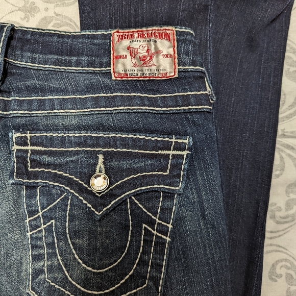TRUE RELIGION DISCO JOEY BIG T JEANS - Picture 6 of 6